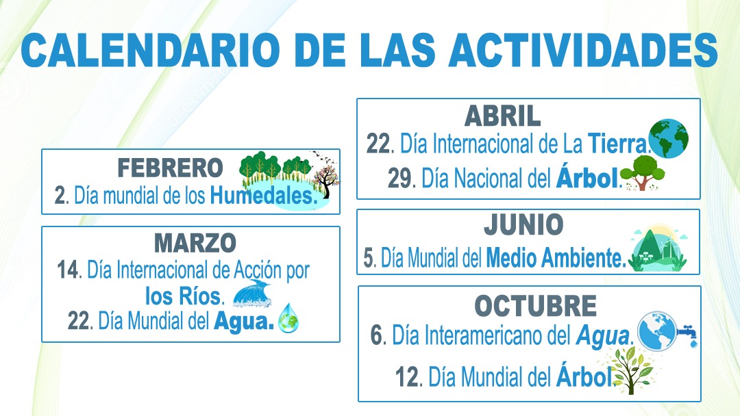 CALENDARIO DE ACTIVIDADES